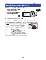 Preview for 23 page of Panasonic HC-V210K Owner'S Manual