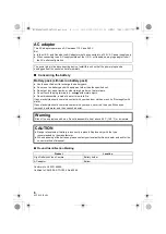 Preview for 6 page of Panasonic HC-V380 Basic Owner'S Manual