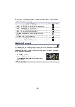 Preview for 134 page of Panasonic HC-V380 Basic Owner'S Manual