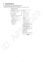 Preview for 9 page of Panasonic HC-V380PP Service Manual