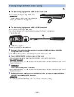 Preview for 112 page of Panasonic HC-V510 Owner'S Manual