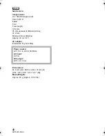 Preview for 42 page of Panasonic HC-V770M Owner'S Manual