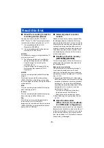 Preview for 2 page of Panasonic HC-WXF995 Operating Instructions Manual