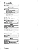 Preview for 6 page of Panasonic HC-X900K Basic Operating Instructions Manual