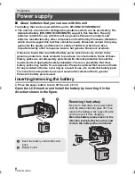 Preview for 8 page of Panasonic HC-X900K Basic Operating Instructions Manual