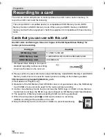 Preview for 12 page of Panasonic HC-X900K Basic Operating Instructions Manual