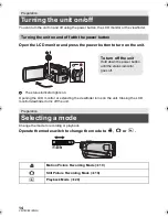 Preview for 14 page of Panasonic HC-X900K Basic Operating Instructions Manual