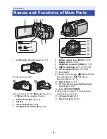 Preview for 6 page of Panasonic HC-X910 Operating Instructions Manual