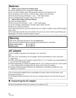 Preview for 4 page of Panasonic HDC-HS700P Operating Instructions Manual