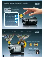 Preview for 6 page of Panasonic HDC-SD5 Brochure & Specs