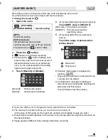 Preview for 69 page of Panasonic HDC-SD600 Operating Instructions Manual