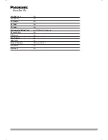 Preview for 4 page of Panasonic HDC-SDT750 Specifications