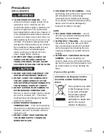 Preview for 7 page of Panasonic HDCZ10000P Owner'S Manual