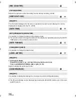 Preview for 124 page of Panasonic HDCZ10000P Owner'S Manual