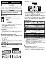 Preview for 1 page of Panasonic HL-C235CE-W Series Instruction Manual