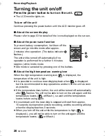 Preview for 20 page of Panasonic HM-TA1 Operating Instructions Manual