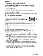 Preview for 31 page of Panasonic HM-TA20D Owner'S Manual