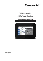 Panasonic HMs700 Series Instruction Manual preview