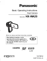 Panasonic HX-WA20 Basic Operating Instructions Manual preview