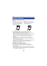 Preview for 42 page of Panasonic HX-WA3 Operating Instructions Manual