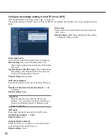 Preview for 20 page of Panasonic i-pro WJ-NT304 Network Operating Instructions