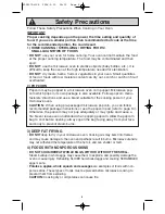 Preview for 8 page of Panasonic INVERTER NN-H665 Operating Instructions Manual