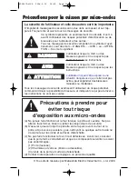 Preview for 33 page of Panasonic INVERTER NN-H665 Operating Instructions Manual