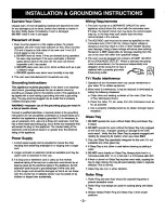 Preview for 5 page of Panasonic Inverter NN-S749 Operating Instructions Manual