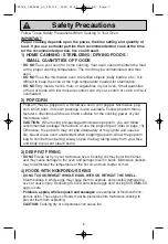 Preview for 7 page of Panasonic Inverter NN-SD797 Owner'S Manual