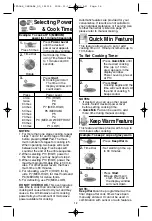 Preview for 14 page of Panasonic Inverter NN-SD797 Owner'S Manual