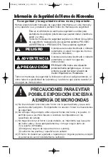 Preview for 34 page of Panasonic Inverter NN-SD797 Owner'S Manual