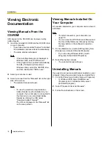 Preview for 18 page of Panasonic KV-S1045C Installation Manual