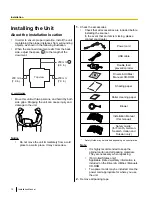 Preview for 12 page of Panasonic KV-S4085CL Installation Manual