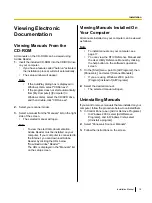 Preview for 19 page of Panasonic KV-S4085CL Installation Manual