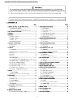 Preview for 2 page of Panasonic KX-A140RUB Service Manual