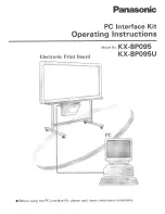 Preview for 1 page of Panasonic KX-BP095 Operating Instructions Manual