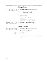 Preview for 60 page of Panasonic KX-E2020 Operator'S Instruction Manual