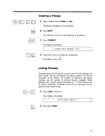 Preview for 61 page of Panasonic KX-E2020 Operator'S Instruction Manual