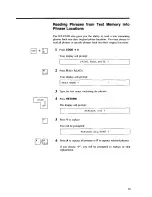 Preview for 63 page of Panasonic KX-E2020 Operator'S Instruction Manual