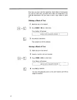 Preview for 76 page of Panasonic KX-E2020 Operator'S Instruction Manual