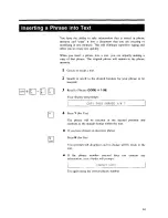 Preview for 93 page of Panasonic KX-E2020 Operator'S Instruction Manual