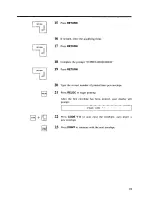 Preview for 109 page of Panasonic KX-E2020 Operator'S Instruction Manual