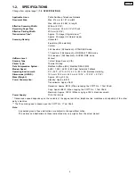 Preview for 3 page of Panasonic KX-F206TW Service Manual