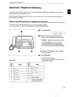 Preview for 21 page of Panasonic KX-F2710NZ Operating Instructions Manual