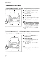 Preview for 20 page of Panasonic KX-F790 Operating Instructions Manual