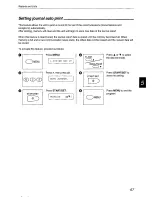 Preview for 67 page of Panasonic KX-F790 Operating Instructions Manual