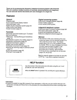 Preview for 3 page of Panasonic KX-F800 Operating Instructions Manual