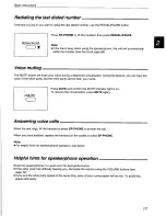 Preview for 17 page of Panasonic KX-F800 Operating Instructions Manual