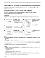 Preview for 26 page of Panasonic KX-F800 Operating Instructions Manual