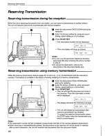 Preview for 44 page of Panasonic KX-F800 Operating Instructions Manual